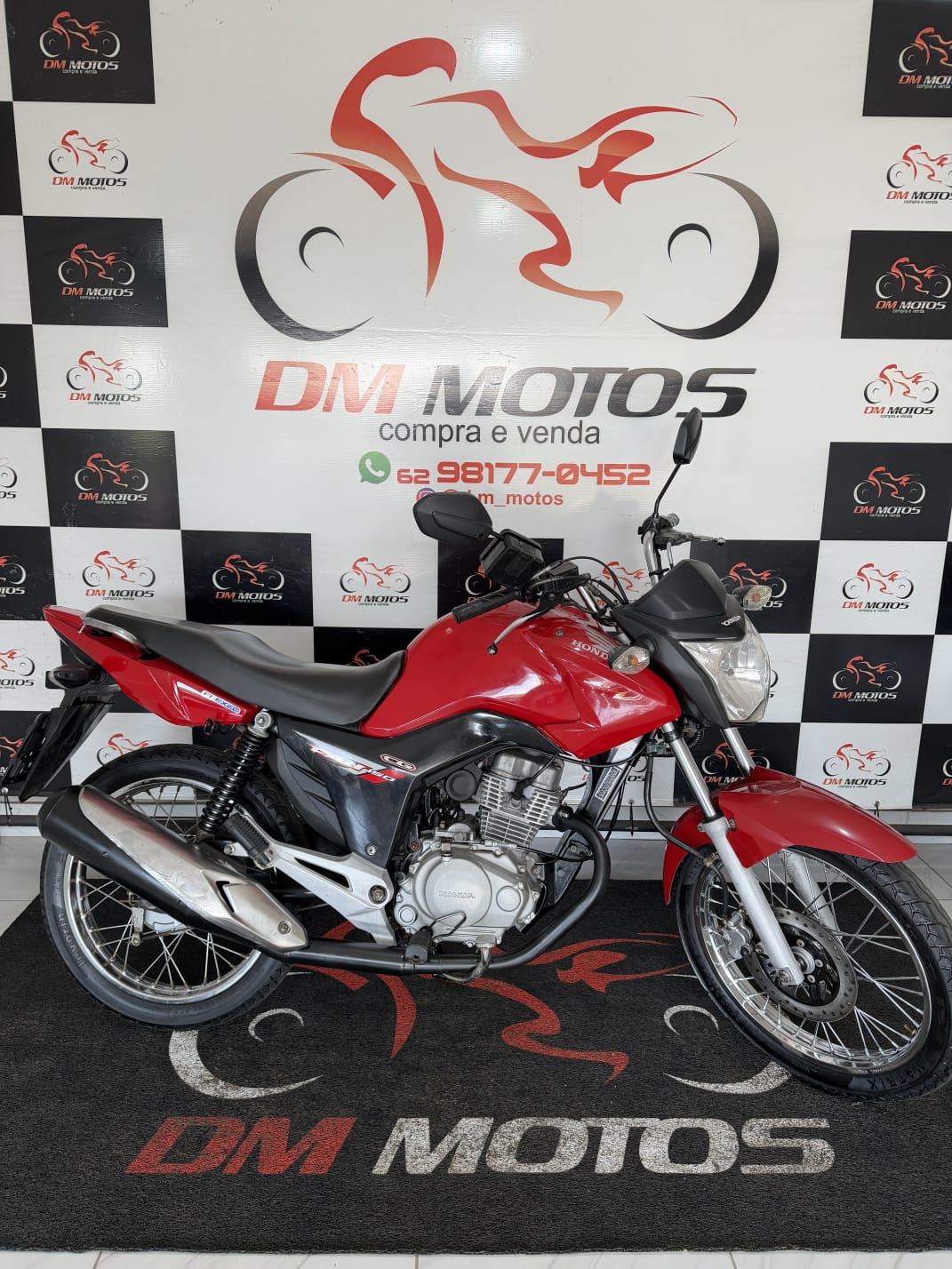 Honda Fan 150 ESDI 2013/2014 Vermelha
